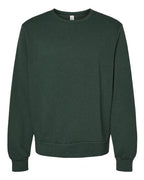 BELLA + CANVAS 3911 - Unisex Sponge Fleece Classic Crewneck Sweatshirt - Heather Forest