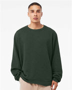 BELLA + CANVAS 3911 - Unisex Sponge Fleece Classic Crewneck Sweatshirt - Heather Forest