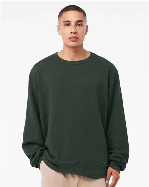 BELLA + CANVAS 3911 - Unisex Sponge Fleece Classic Crewneck Sweatshirt - Heather Forest