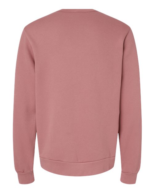 BELLA + CANVAS 3911 - Unisex Sponge Fleece Classic Crewneck Sweatshirt - Mauve