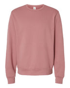 BELLA + CANVAS 3911 - Unisex Sponge Fleece Classic Crewneck Sweatshirt - Mauve