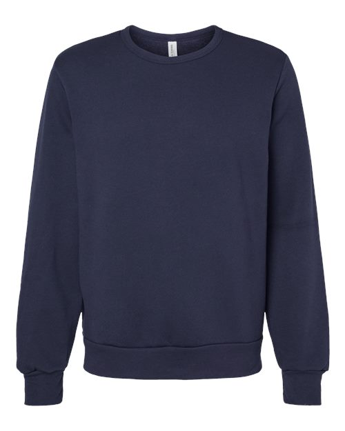 BELLA + CANVAS 3911 - Unisex Sponge Fleece Classic Crewneck Sweatshirt - Navy