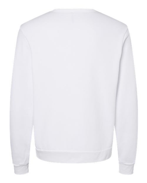 BELLA + CANVAS 3911 - Unisex Sponge Fleece Classic Crewneck Sweatshirt - White