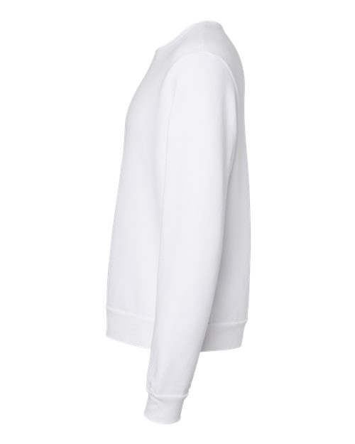 BELLA + CANVAS 3911 - Unisex Sponge Fleece Classic Crewneck Sweatshirt - White
