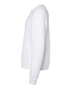 BELLA + CANVAS 3911 - Unisex Sponge Fleece Classic Crewneck Sweatshirt - White