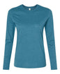 BELLA + CANVAS 6500 - Womens Jersey Long Sleeve Tee - Heather Deep Teal