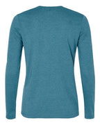 BELLA + CANVAS 6500 - Womens Jersey Long Sleeve Tee - Heather Slate