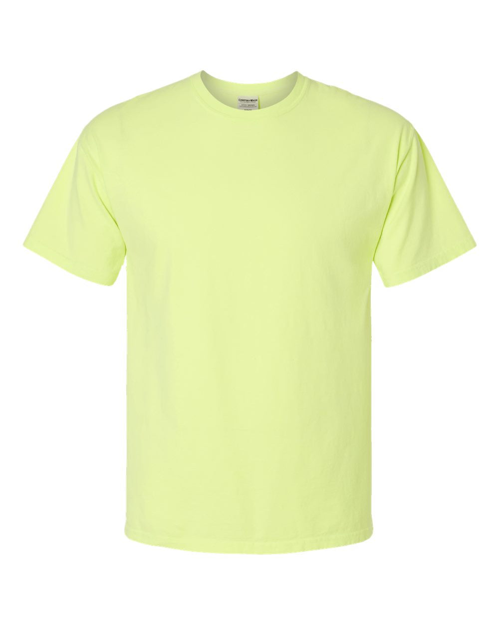 ComfortWash by Hanes GDH100 - Men's Garment-Dyed T-Shirt — Chic Lime (flat)