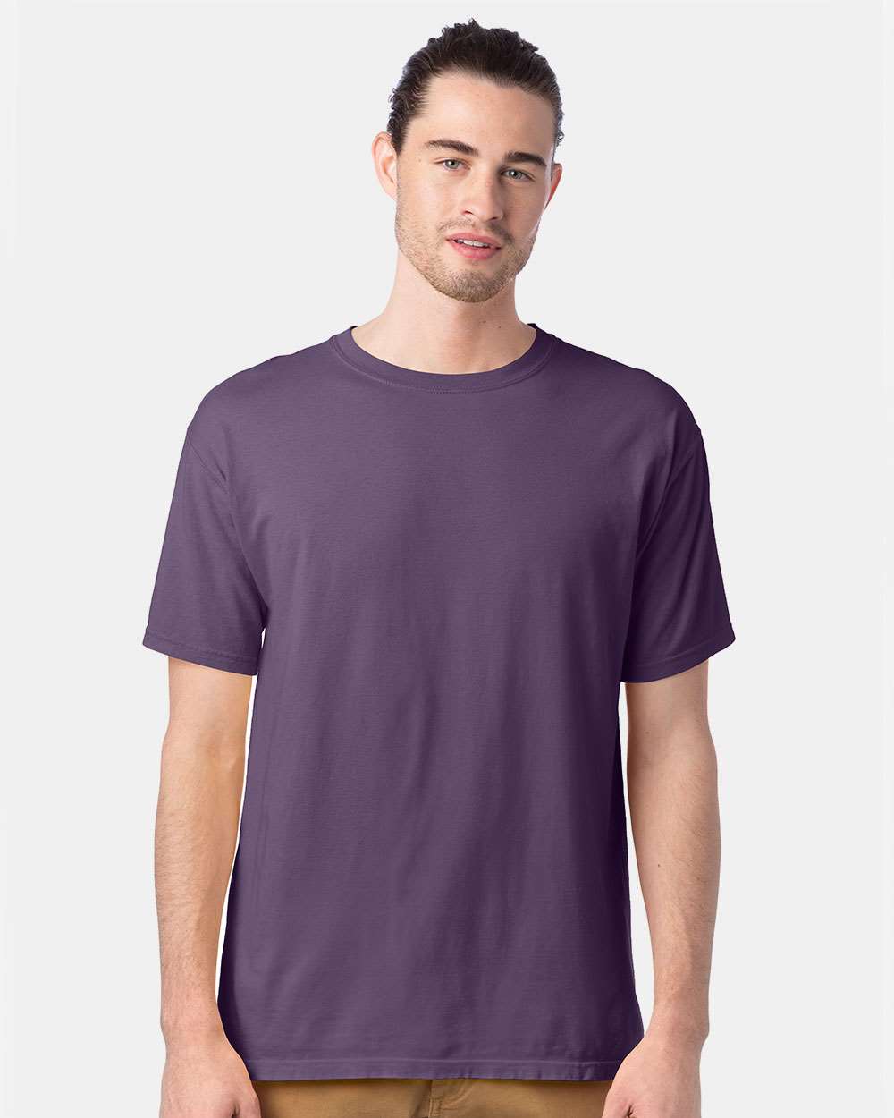 ComfortWash by Hanes GDH100 - Men's Garment-Dyed T-Shirt — Grape Soda