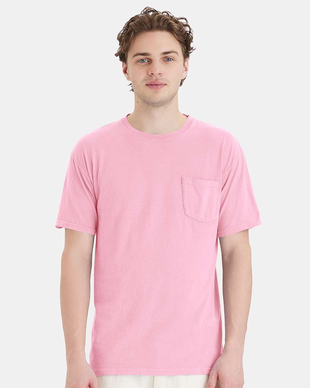 ComfortWash by Hanes GDH150 - Unisex Garment-Dyed Pocket T-Shirt — Cotton Candy