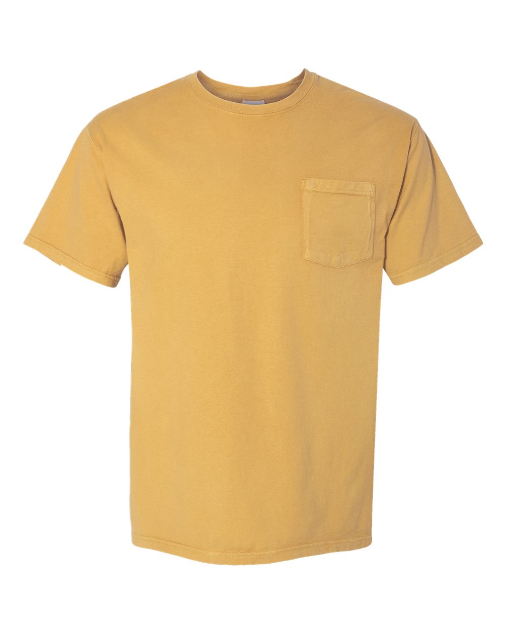 ComfortWash by Hanes GDH150 - Unisex Garment-Dyed Pocket T-Shirt — Artisan Gold (flat)