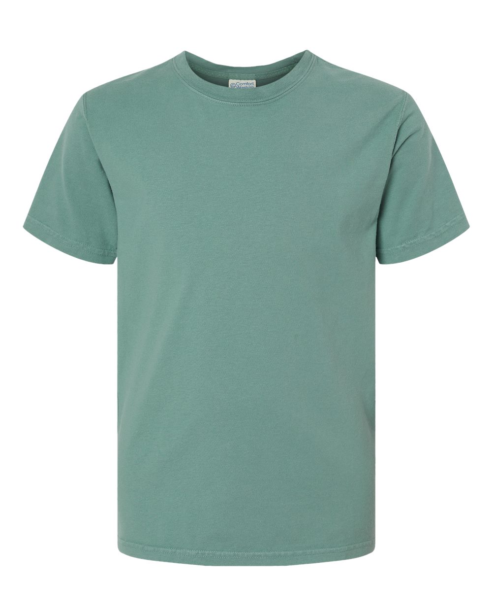 ComfortWash by Hanes GDH175 - Youth Garment-Dyed T-Shirt — Cypress Green (flat)