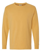 ComfortWash by Hanes GDH200 - Unisex Garment-Dyed Long Sleeve T-Shirt — Artisan Gold (flat)