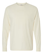 ComfortWash by Hanes GDH200 - Unisex Garment-Dyed Long Sleeve T-Shirt — Parchment (flat)