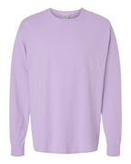 ComfortWash by Hanes GDH200 - Unisex Garment-Dyed Long Sleeve T-Shirt — Future Lavender (flat)