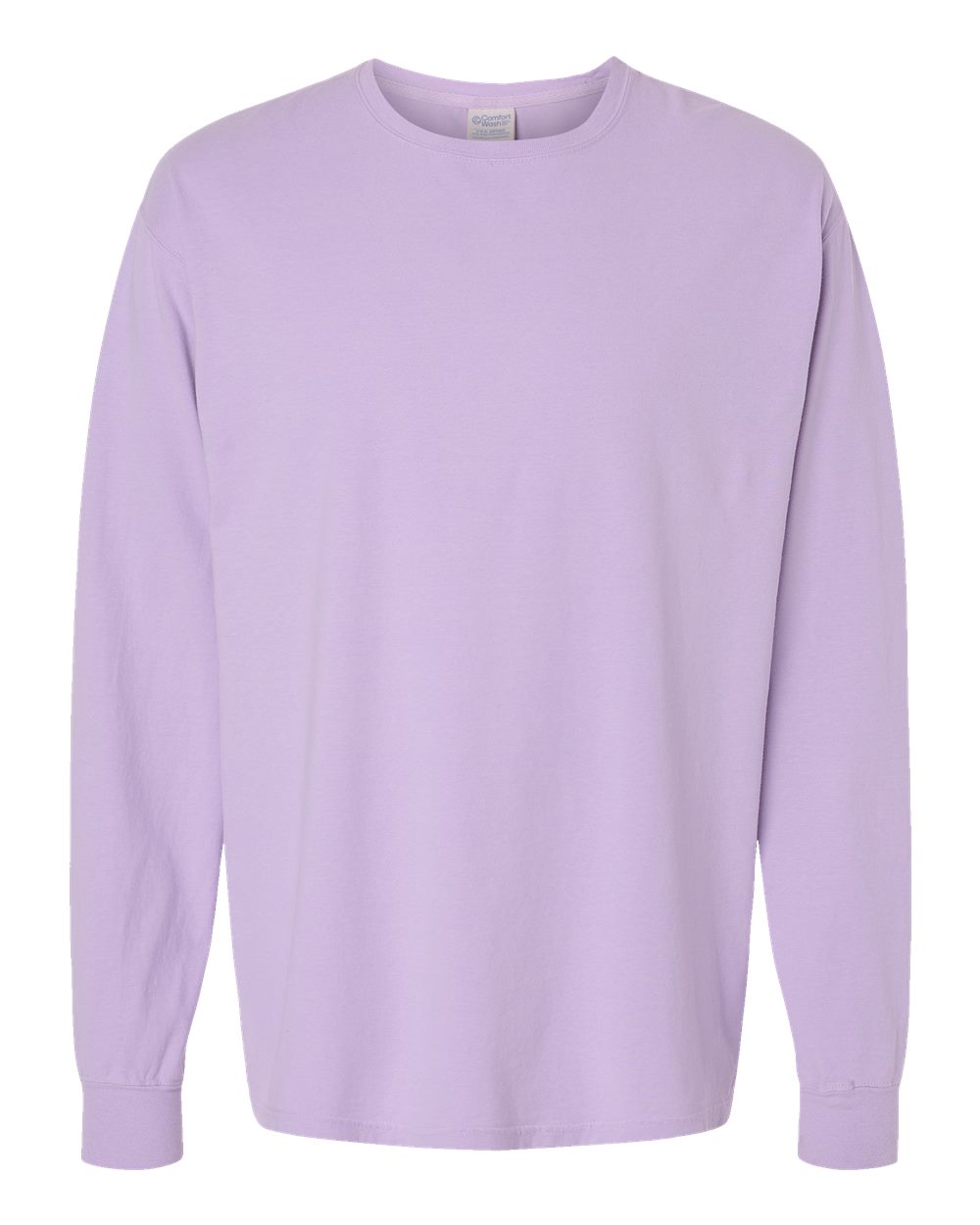 ComfortWash by Hanes GDH200 - Unisex Garment-Dyed Long Sleeve T-Shirt — Future Lavender (flat)