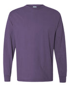ComfortWash by Hanes GDH200 - Unisex Garment-Dyed Long Sleeve T-Shirt — Grape Soda (flat)
