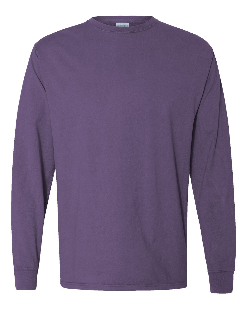 ComfortWash by Hanes GDH200 - Unisex Garment-Dyed Long Sleeve T-Shirt — Grape Soda (flat)