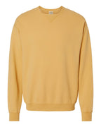 ComfortWash by Hanes GDH400 - Unisex Garment-Dyed Crewneck Sweatshirt — Artisan Gold (flat)