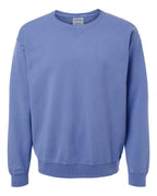 ComfortWash by Hanes GDH400 - Unisex Garment-Dyed Crewneck Sweatshirt — Frontier Blue (flat)