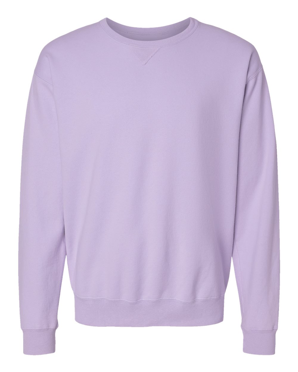 ComfortWash by Hanes GDH400 - Unisex Garment-Dyed Crewneck Sweatshirt — Future Lavender (flat)