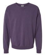ComfortWash by Hanes GDH400 - Unisex Garment-Dyed Crewneck Sweatshirt — Grape Soda (flat)