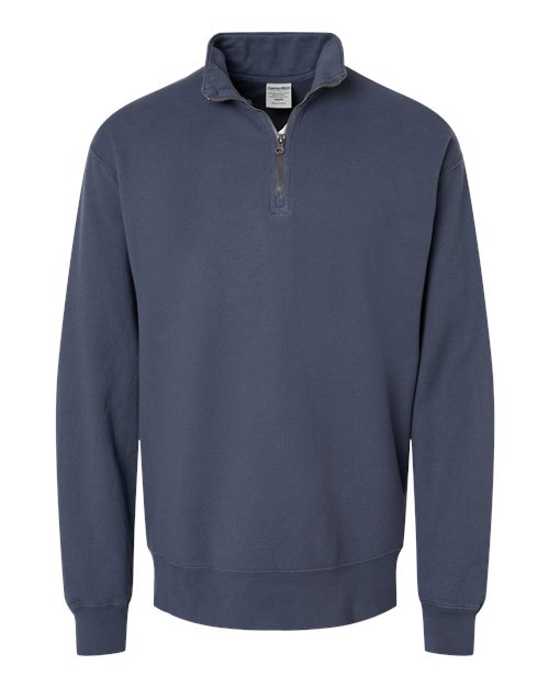 ComfortWash by Hanes GDH425 - Unisex Garment-Dyed Quarter-Zip Sweatshirt ComfortWash by Hanes