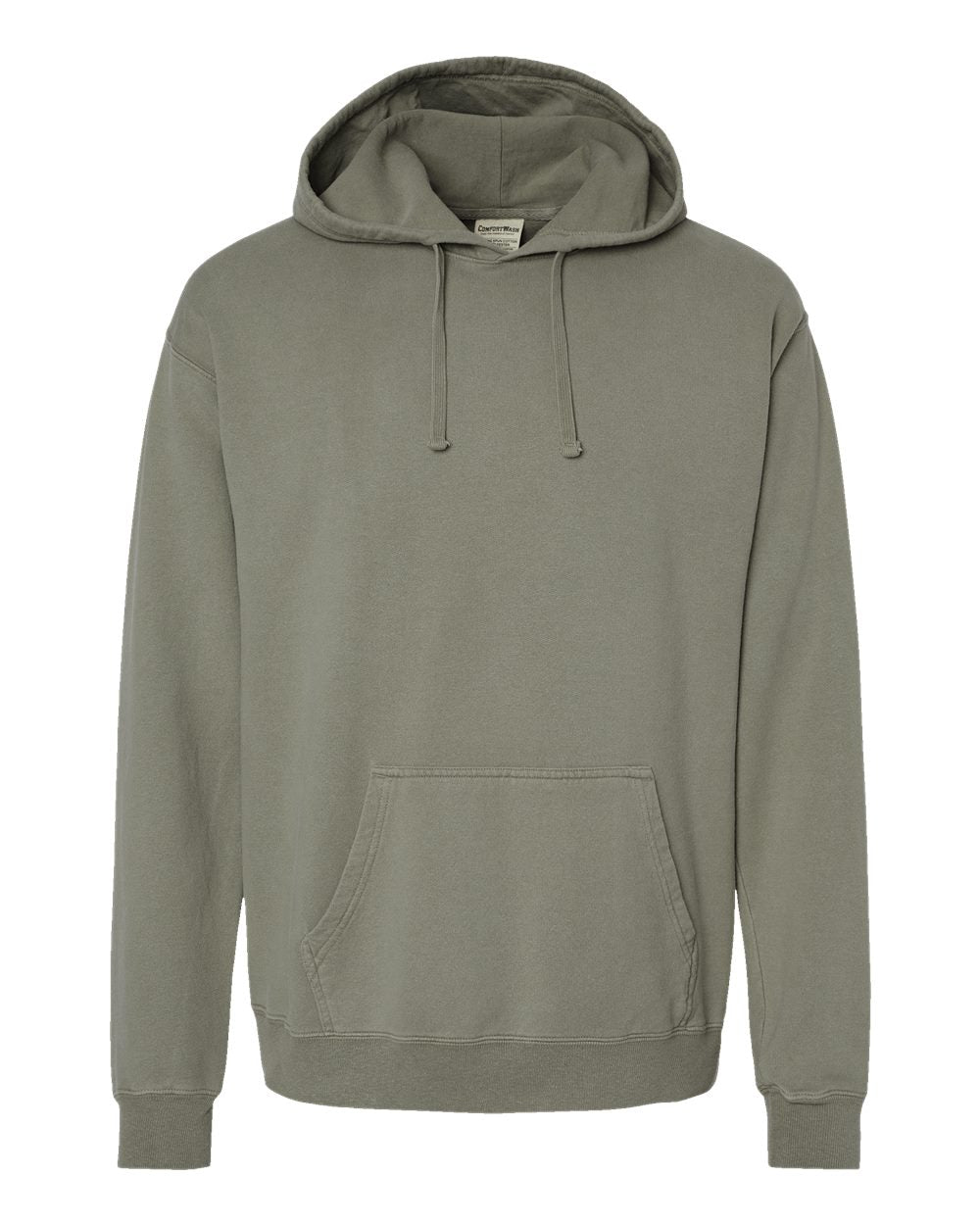 ComfortWash by Hanes GDH450 - Unisex Garment-Dyed Hooded Sweatshirt — Faded Fatigue (flat)
