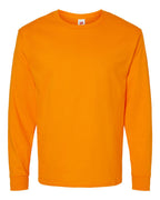 Hanes 5286 - Essential-T Long Sleeve T-Shirt — Tennessee Orange (flat)