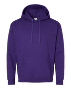 Hanes P170 - Unisex EcoSmart® Hooded Sweatshirt — Athletic Purple (flat)