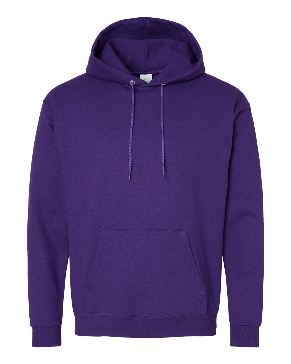 Hanes P170 - Unisex EcoSmart® Hooded Sweatshirt — Athletic Purple (flat)