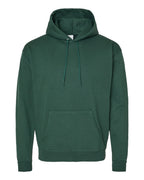 Hanes P170 - Unisex EcoSmart® Hooded Sweatshirt — Athletic Dark Green (flat)
