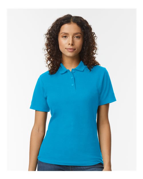 Gildan 64800L - Women's Softstyle Pique Polo - Sapphire