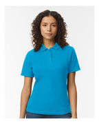 Gildan 64800L - Women's Softstyle Pique Polo - Sapphire