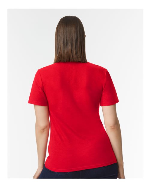 Gildan 64800L - Women's Softstyle Pique Polo - Cherry Red