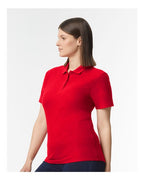 Gildan 64800L - Women's Softstyle Pique Polo - Cherry Red