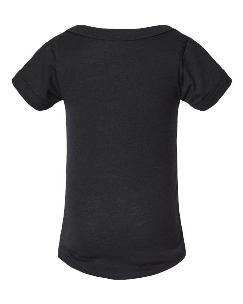 BELLA + CANVAS 134B - Infant Triblend One Piece - Solid Black Triblend