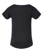 BELLA + CANVAS 134B - Infant Triblend One Piece - Solid Black Triblend