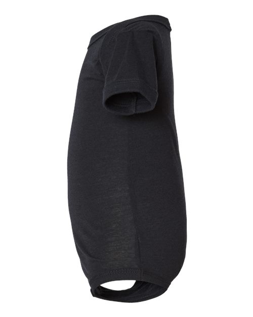 BELLA + CANVAS 134B - Infant Triblend One Piece - Solid Black Triblend