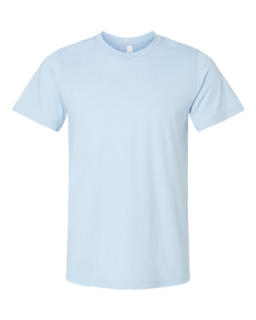 BELLA + CANVAS 3001CVC - CVC Jersey Tee - Heather Baby Blue