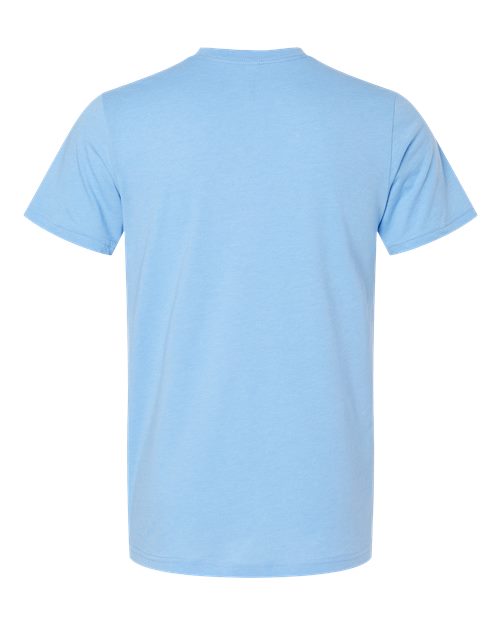BELLA + CANVAS 3001CVC - CVC Jersey Tee - Heather Carolina Blue
