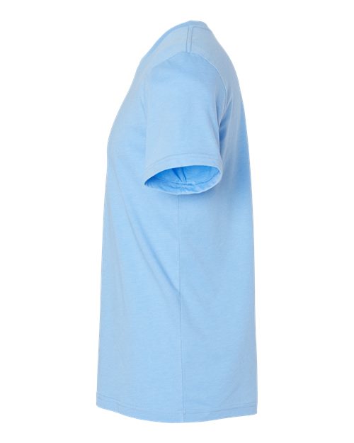 BELLA + CANVAS 3001CVC - CVC Jersey Tee - Heather Carolina Blue