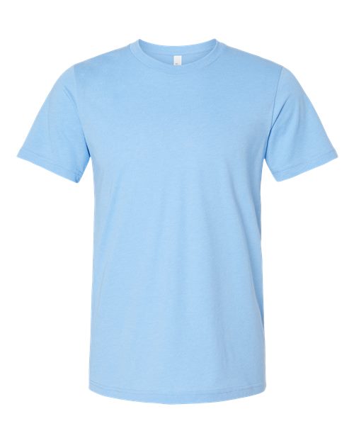 BELLA + CANVAS 3001CVC - CVC Jersey Tee - Heather Carolina Blue