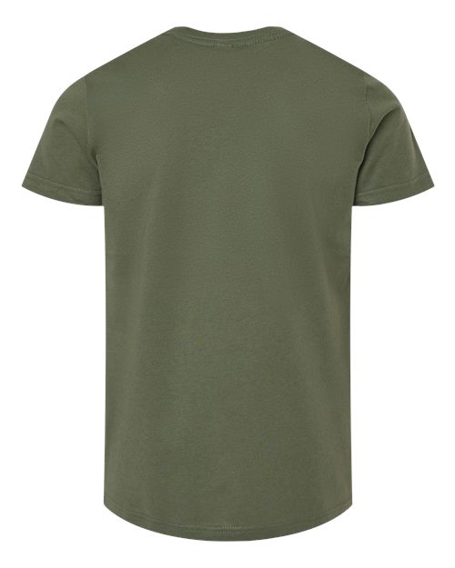 BELLA + CANVAS 3001Y - Youth Jersey Tee - Military Green