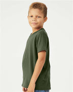 BELLA + CANVAS 3001Y - Youth Jersey Tee - Military Green