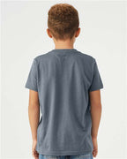 BELLA + CANVAS 3001Y - Youth Jersey Tee - Steel Blue