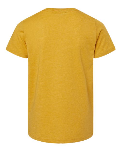 BELLA + CANVAS 3001YCVC - Youth CVC Jersey Tee - Heather Mustard