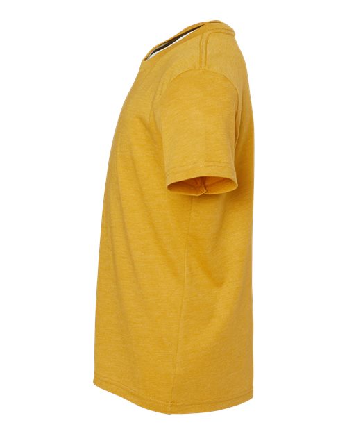 BELLA + CANVAS 3001YCVC - Youth CVC Jersey Tee - Heather Mustard