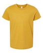 BELLA + CANVAS 3001YCVC - Youth CVC Jersey Tee - Heather Mustard
