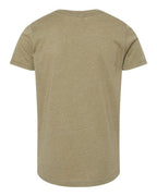 BELLA + CANVAS 3001YCVC - Youth CVC Jersey Tee - Heather Olive